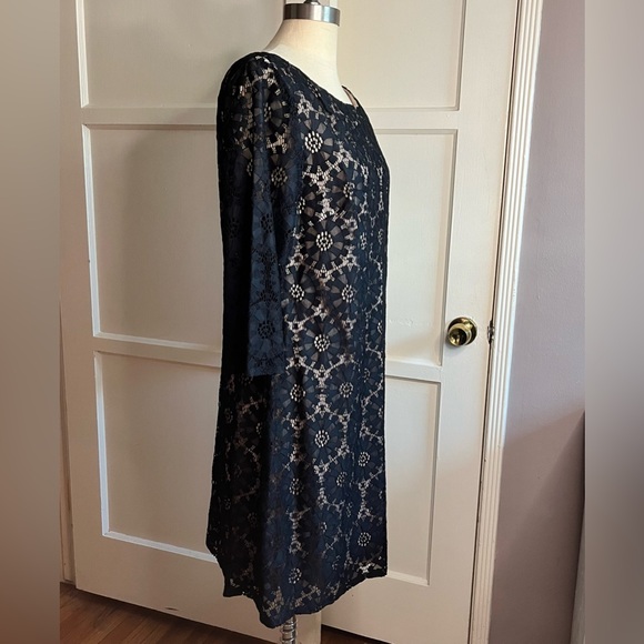 NWT•retro lace shift dress•jessica Howard•sz 16 - Picture 5 of 12